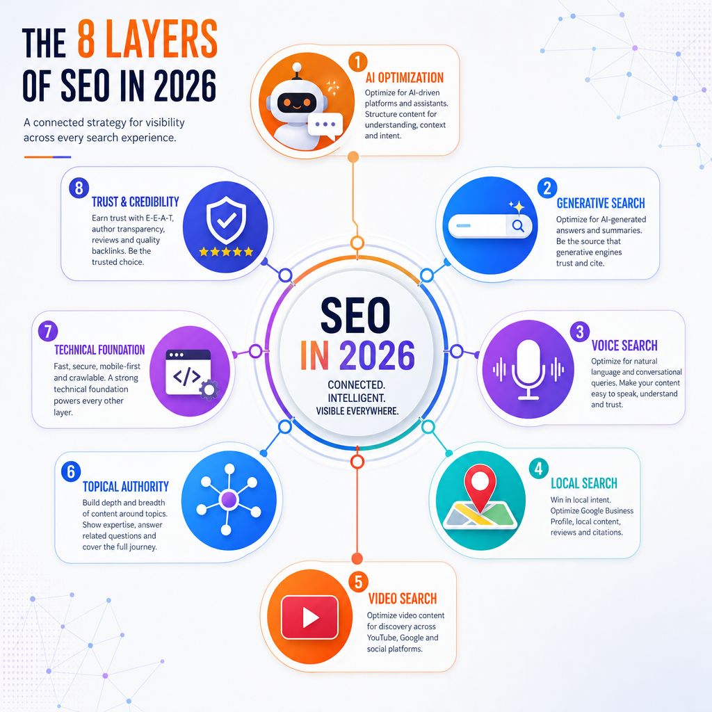 The 8 Layers of SEO That Will Dominate Visibility in 2026